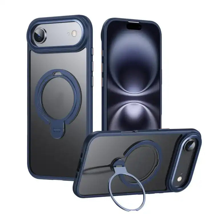 Double Ring MagSafe Magnetic Holder Phone Case