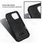Litchi Texture PU MagSafe Back Cover Phone Case