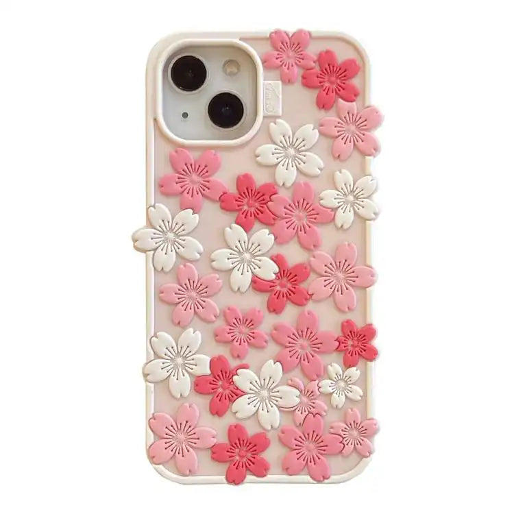 Cherry Blossoms Silicone Phone Case