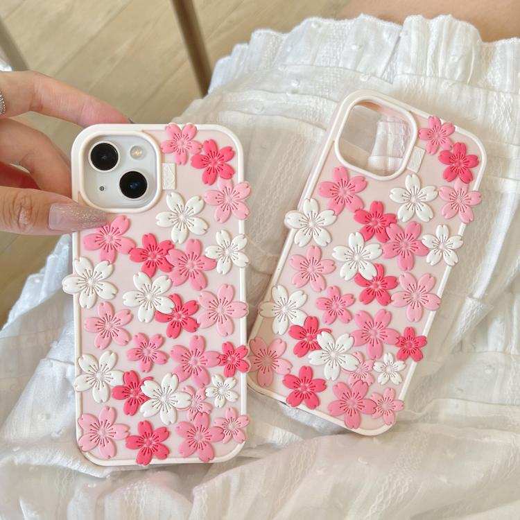 Cherry Blossoms Silicone Phone Case