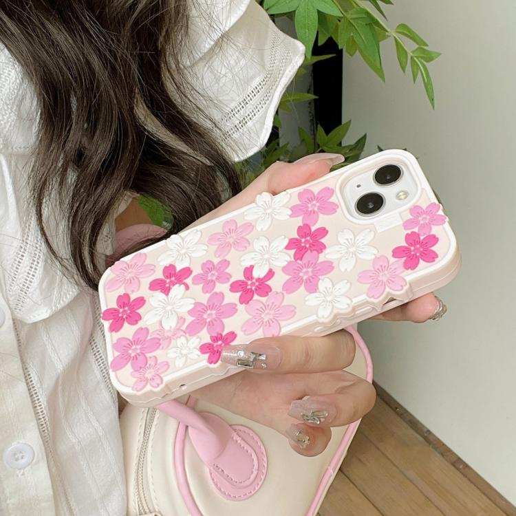 Cherry Blossoms Silicone Phone Case