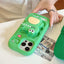 Cartoon 3D Love Crocodile Holder Silicone Phone Case