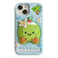 Cartoon 3D Coconut Holder Silicone Phone Case