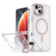 Bright Color Clear MagSafe Lens Frame Holder Phone Case