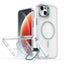 Bright Color Clear MagSafe Lens Frame Holder Phone Case