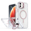 Bright Color Clear MagSafe Lens Frame Holder Phone Case