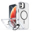 Bright Color Clear MagSafe Lens Frame Holder Phone Case