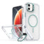 Bright Color Clear MagSafe Lens Frame Holder Phone Case