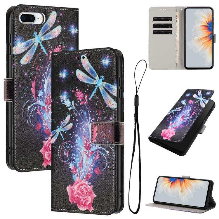 Color Drawing Pattern Leather Phone Case