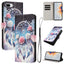 Color Drawing Pattern Leather Phone Case