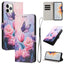 Color Drawing Pattern Leather Phone Case