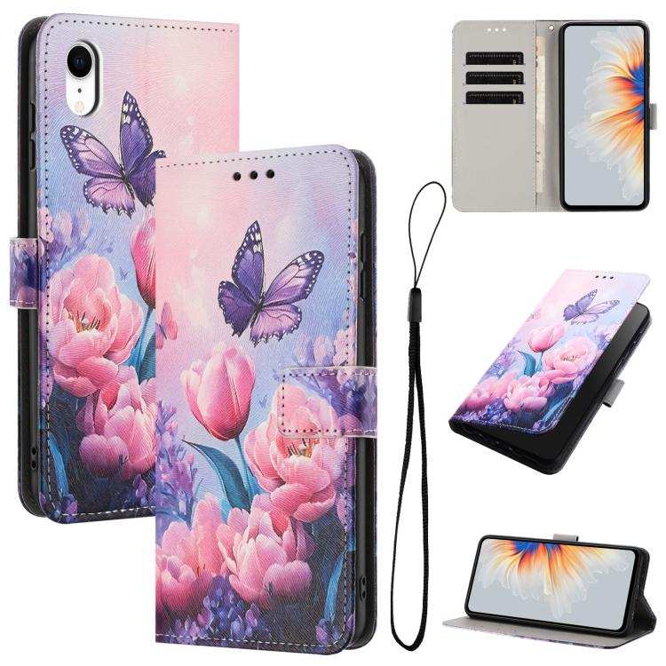 Color Drawing Pattern Leather Phone Case