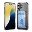 Crystal Clear Card Slot PC Hybrid TPU Phone Case