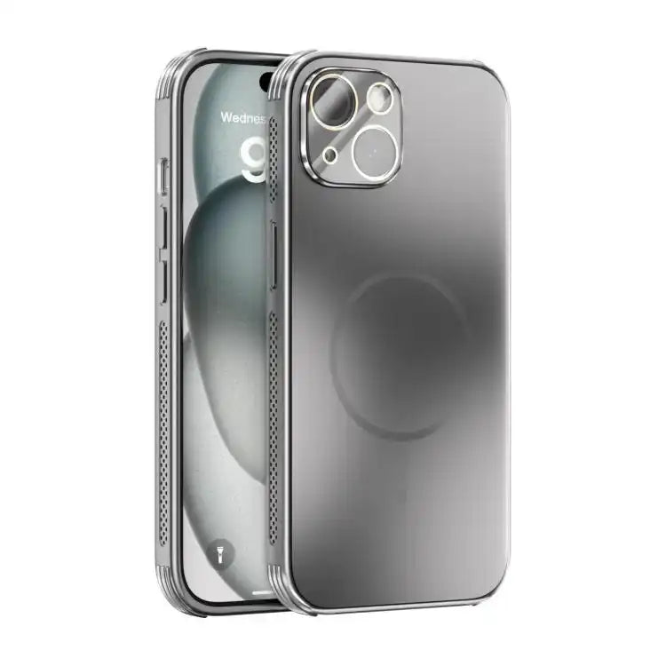 ABEEL Heat Dissipation Frosted MagSafe Phone Case with Lens Film