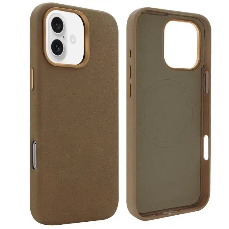 VIETAO Suede MagSafe PU Leather Phone Case