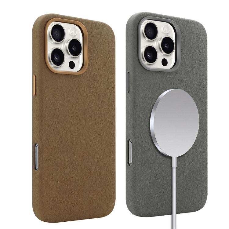 VIETAO Suede MagSafe PU Leather Phone Case
