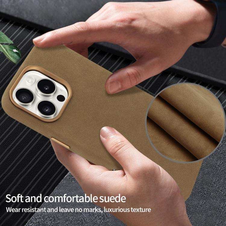 VIETAO Suede MagSafe PU Leather Phone Case