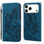 Retro Skin Feel Butterflies Embossing Horizontal Flip Leather Phone Case