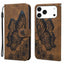 Retro Skin Feel Butterflies Embossing Horizontal Flip Leather Phone Case