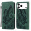 Retro Skin Feel Butterflies Embossing Horizontal Flip Leather Phone Case