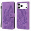 Retro Skin Feel Butterflies Embossing Horizontal Flip Leather Phone Case