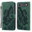 Retro Skin Feel Butterflies Embossing Horizontal Flip Leather Phone Case