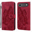 Retro Skin Feel Butterflies Embossing Horizontal Flip Leather Phone Case