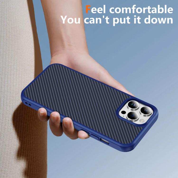 Carbon Fiber Texture Skin-feel MagSafe Phone Case