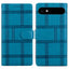 Embossed Checkered Leather Phone Case