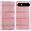Embossed Checkered Leather Phone Case