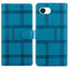 Embossed Checkered Leather Phone Case
