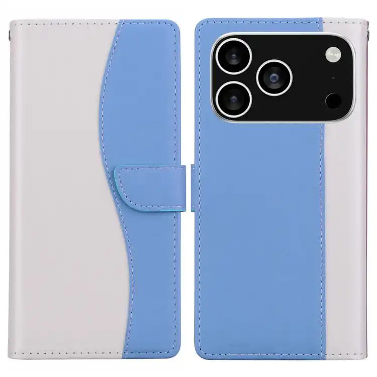 Embossed Two-Color Leather Phone Case