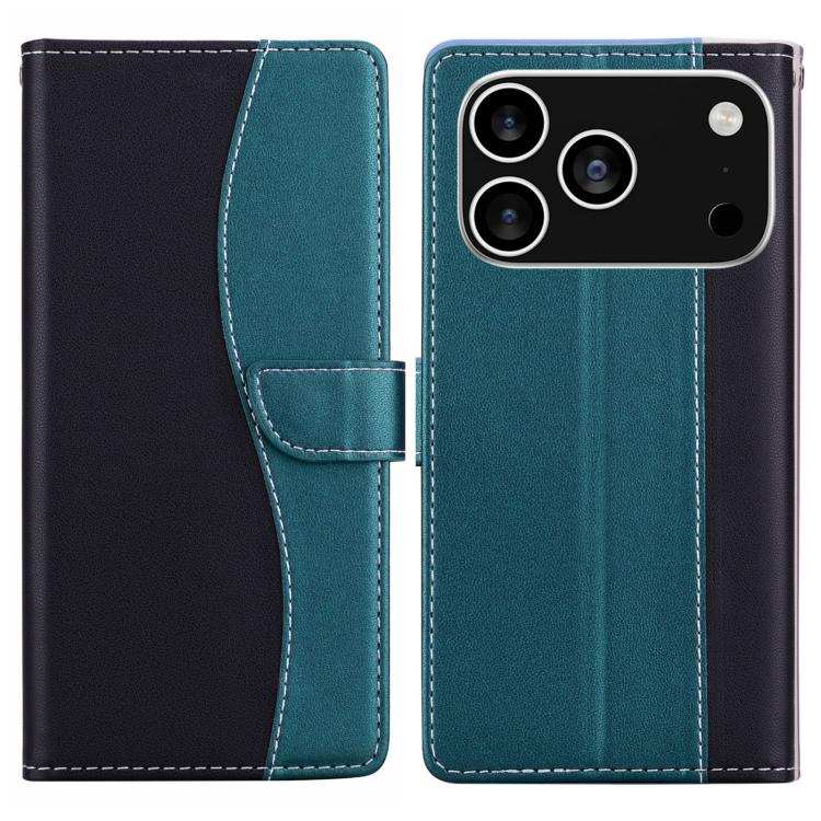 Embossed Two-Color Leather Phone Case