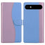Embossed Two-Color Leather Phone Case