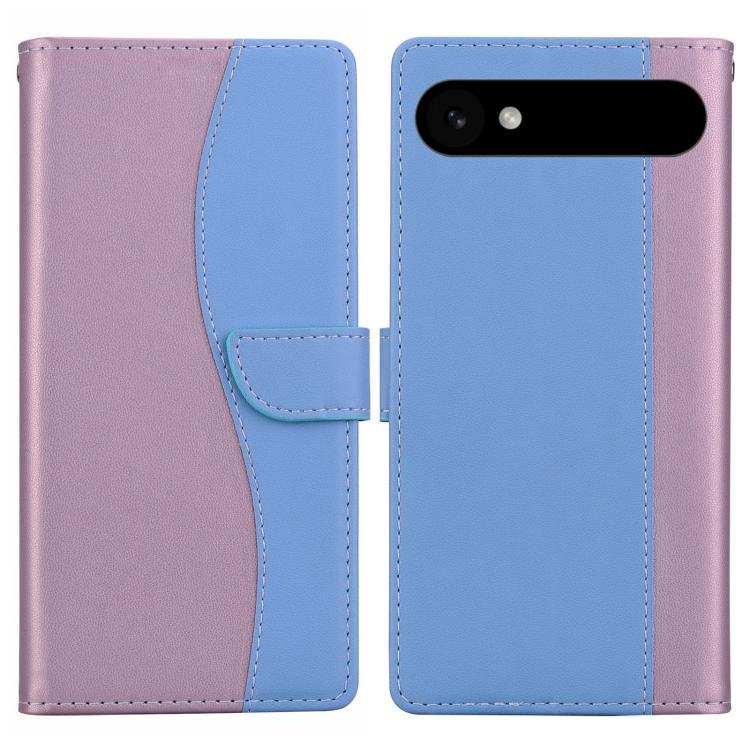 Embossed Two-Color Leather Phone Case