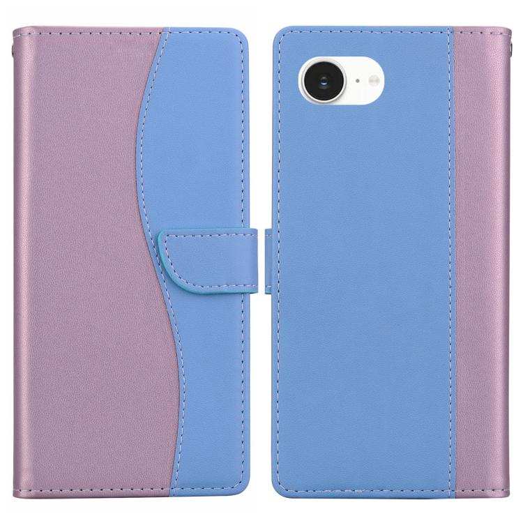 Embossed Two-Color Leather Phone Case