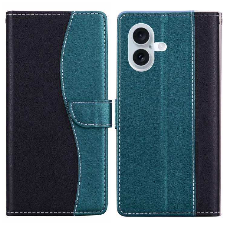 Embossed Two-Color Leather Phone Case