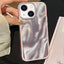 3 in 1 Diamond Lens Frame Quicksand Pattern Phone Case
