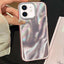 3 in 1 Diamond Lens Frame Quicksand Pattern Phone Case