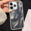 3 in 1 Diamond Lens Frame Quicksand Pattern Phone Case