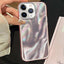 3 in 1 Diamond Lens Frame Quicksand Pattern Phone Case