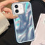 3 in 1 Diamond Lens Frame Quicksand Pattern Phone Case