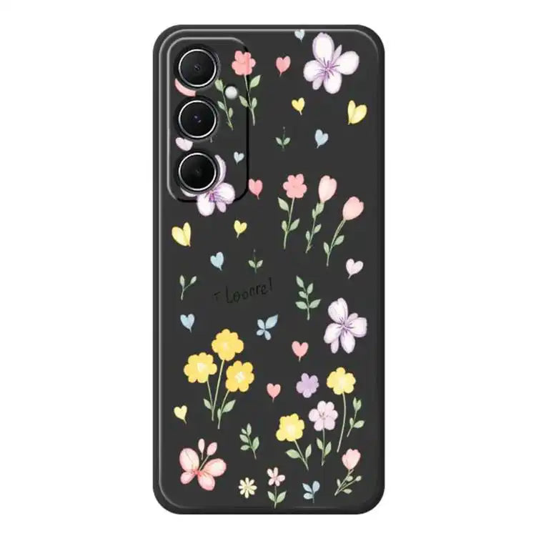 B Series Minimalist TPU Creative Painted Phone Case
