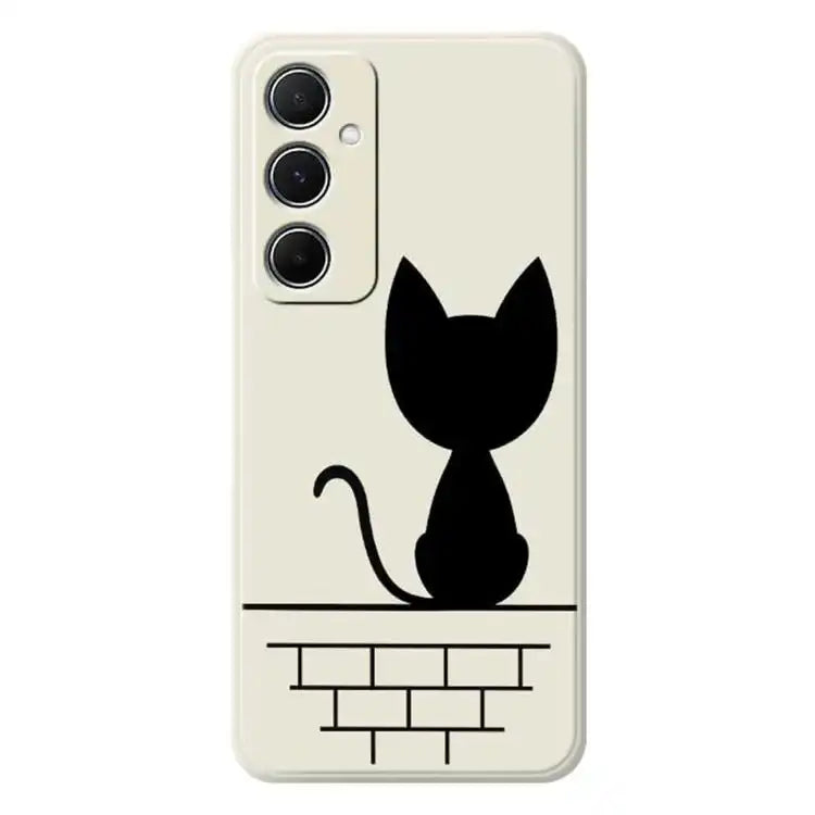 D Series Minimalist TPU Creative Painted Phone Case