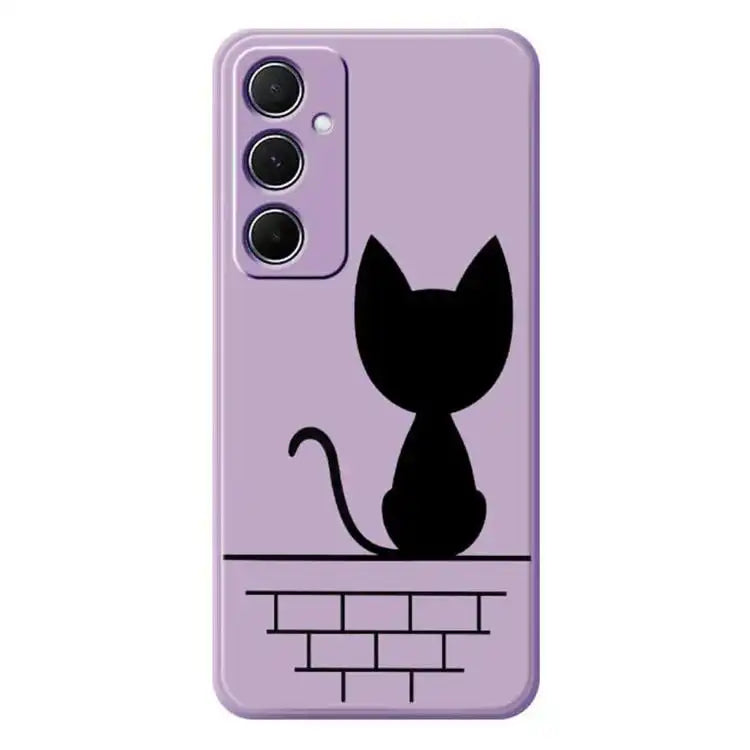 D Series Minimalist TPU Creative Painted Phone Case
