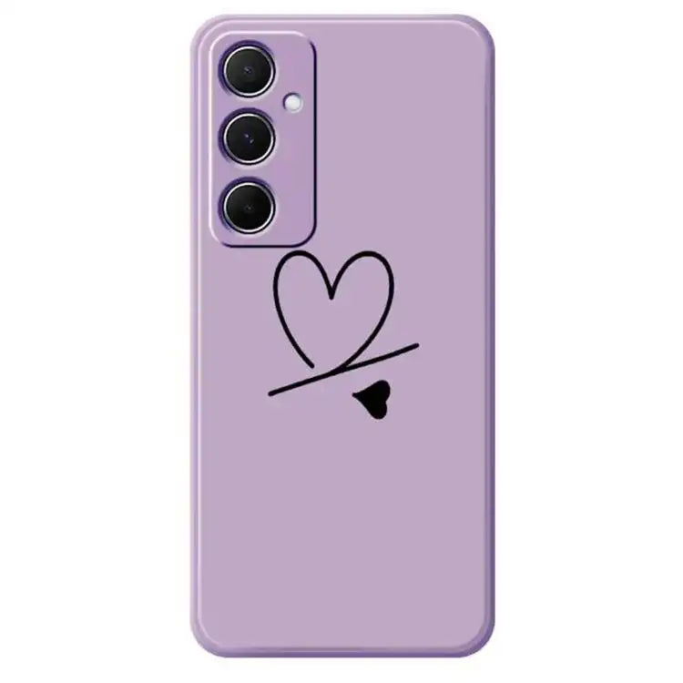 F Series Minimalist TPU Creative Painted Phone Case