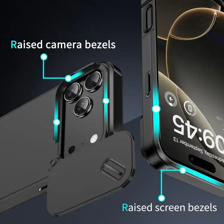 Sliding Camshield TPU + PC Phone Case