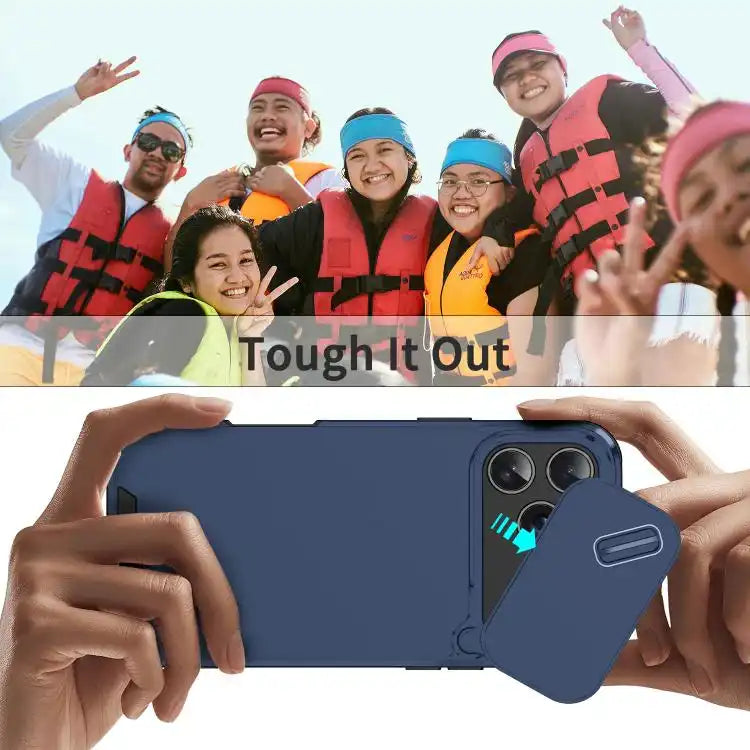 Sliding Camshield TPU + PC Phone Case