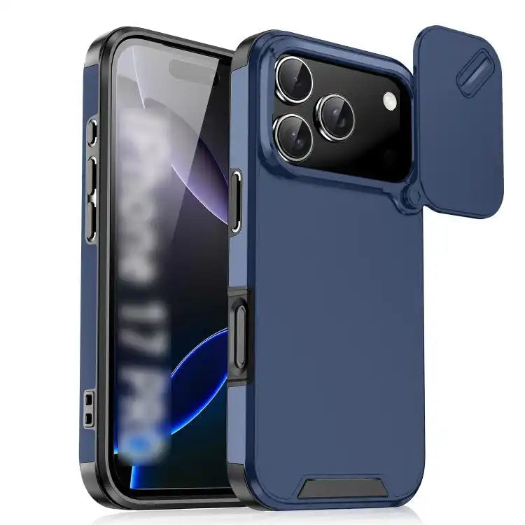 Sliding Camshield TPU + PC Phone Case