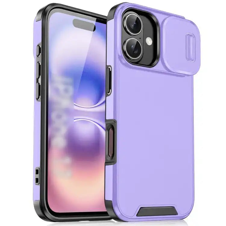 Sliding Camshield TPU + PC Phone Case
